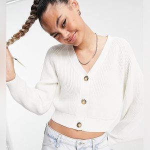 ASOS White Cardigan